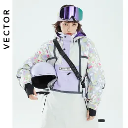 Куртки вектор лыжи носить женский свитер. Профессиональная тенденция.