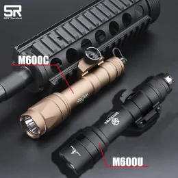 ライトWADSN SF M600 M600C M600B M600U M300 AirSoft強力な懐中電灯戦術ランタントーチスカウトライフルガン武器LEDライト