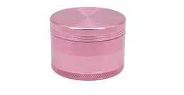 Crush di macinacapelli rosa Accessori per fumo di fumo di fumatori di fumatori di metallo 50mm197 pollice 55mm217 pollice 63mm248inch4474327