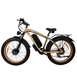 Bicycle US Stock Electric Bike 2000W Powerful Dual Motor 48V15AH Lithium Battery Ebike 26 Inch Fat Tire Mountain Offroad Electric Bike