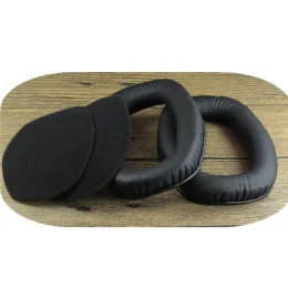 Kissen Eiweiß Lederohrpolster für Koss ESP950 Kopfhörer Ersatz Ohrschützer Kissen Ohrkissen Abdeckung Tassen 1 Paar Ohrhörer schwarz