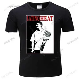 남자 티셔츠 남자 빈티지 프린트 Tshirs Eddi Guerrero Latino Heat 티셔츠 패션 유니즈 라운드 넥 테셔 유로 Sizel2404를위한 최신 패션