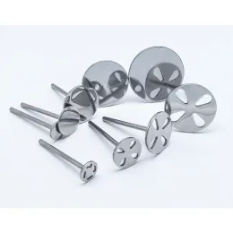 Bits neu!Edelstahl -Schleifpapierscheibe 3/32 "runde Metallscheiben -Nagelbohrerbits Zubehör 10 mm, 15 mm, 20 mm, 25 mm, 30 mm 35 mm