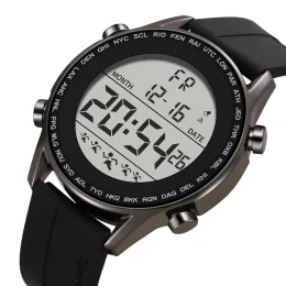 Cases Watch For Men SYNOKE Brand 5Bar Waterproof Outdoor Sport Watch Men Big Numbers Ultrathin Design Watch Man reloj hombre