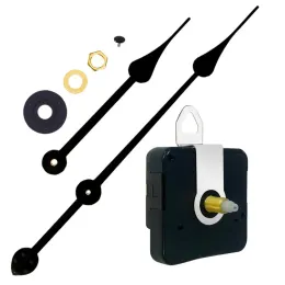 Klockor DIY Silent Wall Clock Mechanism för Reloj de Pared Clock Movement med Metal Hook Repair Kit Quartz Clockwork Byt ut delar