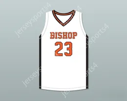 Custom mass jovens/crianças bobby congelamento 23 bispo hayes tigers camisa de basquete branco da maneira que o topo costume s-6xl