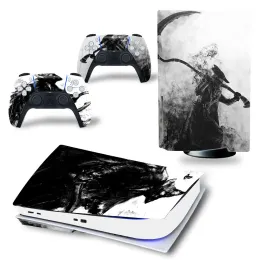 Наклейки Bloodborne PS5 Standard Disc Edition Skin Sticker Cover для консоли PlayStation 5 и 2 контроллера PS5 Skin Sticker #3990