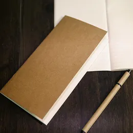 2pc/lote 21cmx11cm Classic Vintage Caderno Kraft de 64 páginas para escritório de papelaria escolar