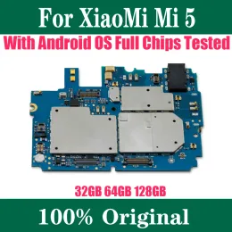 Antenna Global Version For Xiaomi 5 Mi 5 Motherboard Original Unlocked 32GB 64GB For XiaoMi Mi 5 Logic Board Mainboard