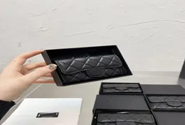 Kvinnliga plånböcker Fashion Designers Luxury Purse CLuth Top Quality Brand Card Bag Men039S Wallet Passport Holder Pack Caviar Genuin6216949