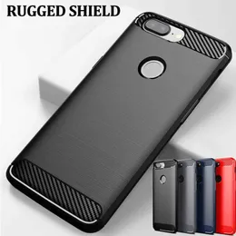 Cell Phone Cases Silicone Case For Oneplus 5T 5 ShockProof Fitted Carbon Fiber Soft Silicone protector For Oneplus 5 Case shell plain 6.01 Cover 240423