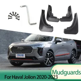Paraurti le aderenti fango anteriori posteriore anteriore 4pcs fango speciali accessori per auto di fango fender per gwm haval jolion 20202023