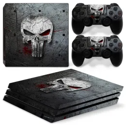 스티커 Skull 0155 PS4 Pro Skin Sticker Decal Cover for PS4 Pro Console 및 2 컨트롤러 PS4 Pro Skin Vinyl