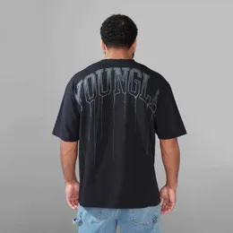 Męskie koszulki Camiseta Extragrande com Gola Redonda Masculina