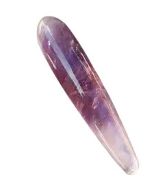 Natural Pink Rose Quartz Crystal Wand Healing Crystal Long Long Gemstone Yoni Massage Wand som gåva för kvinnor1795979