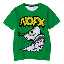 Nofx T-Shirts Punk Rock Band 3D Print Streetwear Men Women Casual Fashion Oversized Short Sleeve T Shirt Kids Tees Tops Clothing 240425