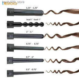 Curling Irons 6-in-1 Profissional Cabelo de cabelo Curly LRO