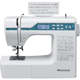 Sy- och quiltmaskin datoriserad 200 inbyggda sömmar LCD-skärm Z6 Automatisk nåltråd Twin Needle 240418