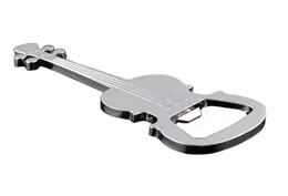 Kreatives Geschenk Zink Alloy Beer Gitarrenflaschenöffner Keychain Schlüsselringschlüsselkette Openers Festival -Partyzubehör5183884