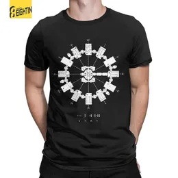 T-shirty męskie Murph Interstellar T koszule męskie 100% bawełniane koszulki Crewneck Space Astronauta science fiction TEES Krótkie Ubrania T240425