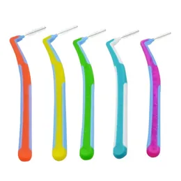 2024 5pcs/lot Hygiene Dental Soft Floss Sticks Toothpick Teeth Cleaning Tooth Flossing Head Plastic Interdental Brushfor teeth cleaning interdental brush