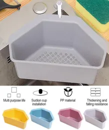 Filtro della spazzatura angolare filtro per scarico auto -drenaggio di scarico a triangolo a portata di setaccio lavandino zuppa cucina separata cucina 2614115