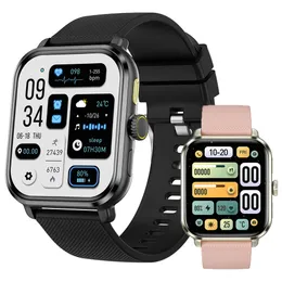 M12 Smart Watch Smart Curved da 1,85 pollici Schermata IPS Gestù Controllo Chiamata Bluetooth Chiamata personalizzata Dialtratura Multi Sports Clock Fitness Tracker Smartwatch Bracciale