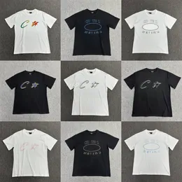 Designer mens t-shirt tryckt y2k skjorta mode gata trendskyltar för män kvinnor tröjor designer cottons topps tryckt kortärmad rund nacke