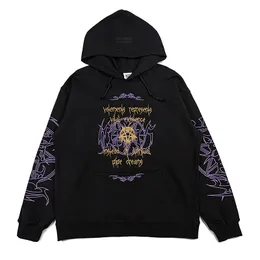 Erkek Hoodies Alfabe Baskılı Külot Hoodie Luxury High Street Unisex Gevşek Sıradan Hoodies Sweatshirt