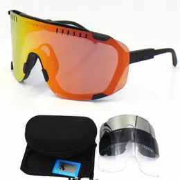 Orijinal POC Breour Polarize 4 lens Bisiklet Güneş Gözlüğü Erkek Kadınlar Spor Dağ Bisiklet Bisiklet Gözlükleri MTB GEWAR GAFAS CICLISMO 220527