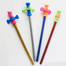 Fidget Pencil Topper는 스트레스 손가락 손가락 Fidget 장난감 4 zz를 구제합니다.