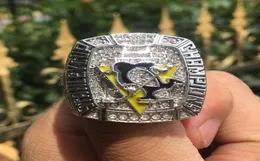 2009 Pittsburgh Penguins Crosby Cup Hockey Championship Ring Set Fan Fan Souvenir Gift Wholesale 2019 Dropshipping9085099