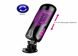 Automatisk sexmaskin Easylove Electric Male Masturbator Telescopic Rotation Manlig Sex Toy Masturbators Sex Toys For Men7850172