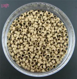 20000Units Nano Tip Pre Bonded Hair Extension Nano Cooper Micro Rings Beads 3 Threader8853430