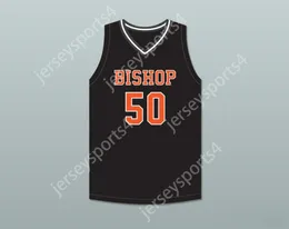 Anpassat namn Mens Youth/Kids Marcus Parrish 50 Bishop Hayes Tigers Away Basketball Jersey vägen bakåt sömda S-6XL