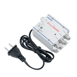 Mottagare Ny 1 av 3 Out CATV -kabel inomhus TV -signalförstärkare 2 3 4 Ways Community Antenna Signal Booster Amplifier Booster Splitter