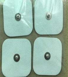 100 st ersättning TENS Elektrod Square Easy Snap Studded Pads for Stimulators Compex Machines8394344