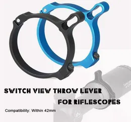 Black Blue Aluminum Tactical Switch View Throw Lever for Riflescopes 2872619