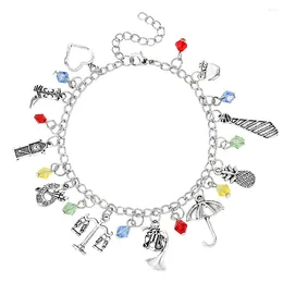 Charm Bracelets wie ich Ihre Mutter inspiriert Horn Regenschirm Kristall Anhänger für Frauen Männer TV -Shows Fans Accessoires Geschenke Schmuck Schmuck