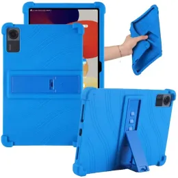 Caso 4 Espalhar capa de silicone macio com kickstand para Xiaomi Redmi Pad Se Case 11 "Tablet PC Protetor de choque de choque FUNA KIDS