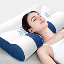 Cuscino cuscino in memory foam cervicale, cuscino Ergonomic Goose Down, Sleeping Support Cervical Comfort Down Down Down Down,