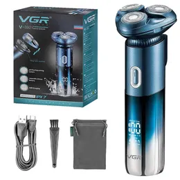 Vgr 392 barbeador elétrico para homens à prova d'água 3D Máquina de barba barba barba barba