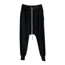 Men Casual Harem Pants Gothic Men Clothing High Street Sweatpants Autumn Women Calf-Length Pant Loose Black Pants