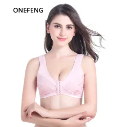 Enhancer Onefeng 6013 Hot Selling Breast Forms Mastectomy Bra Front Closure Designed with Pockets for Breast Implants