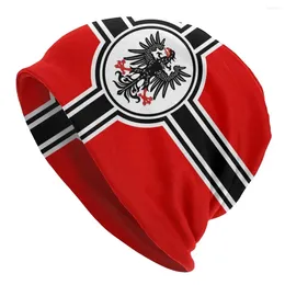 Basker tyska DK Reich Empire of Flag beanies Caps Män kvinnor unisex street vinter varm stickad hatt vuxen Tyskland stolta motorhuv
