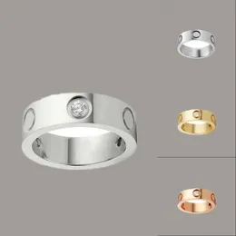 Trendy Designer Rings Motoredable Plated Gold Silver With Diamonds for Women Wedding Lady Love Ring Engagement Casamento Classic Gift Zh218 B4