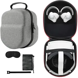 Hörlurar fall för Oculus Quest 2 Oculos VR Headset Hard Eva Travel Storage Bag Portable Bärande fodral VR Headset Controllers Tillbehör