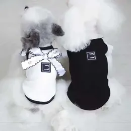 Designer Pet Strap Ins Black White Classic Bow Clothes Corgi Dog Cat Vest XS-XL