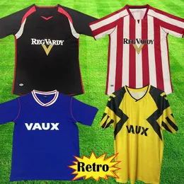 Sunderland Retro Soccer Jerseys Stewart Simms Roberts Amad Clarke Dajaku Embleton Evans Vintage 2005 2006 Camisa de futebol Pritchard 1993 1993 1994 Amarelo 93 94