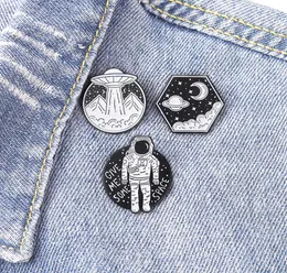 GIVE ME SOME SPACE Galaxy Astronaut Planet Spaceship Moon Enamel Brooch Starry Alloy Badge Pin Woman Jewelry Gift Anime accessory1271387